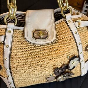 Coach Hampton Floral Applique Purse